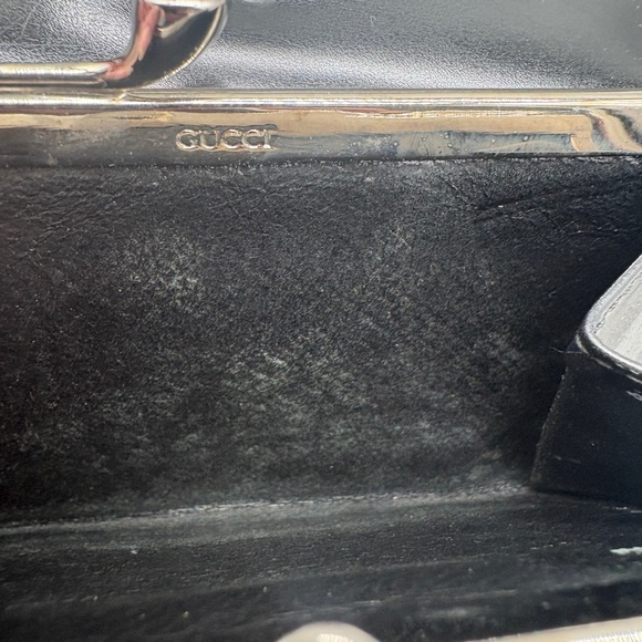Gucci Horsebit Black Leather Long Wallet Made in Italy - Picture 9 of 11